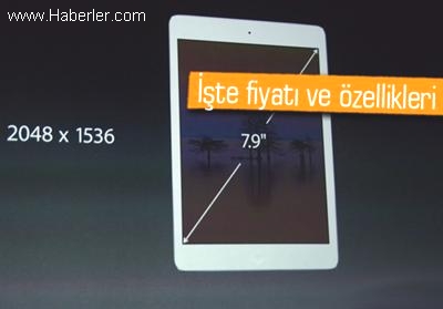 Apple Şimdi de Yeni Retina Ekranlı İpad Mini'yi Duyurdu