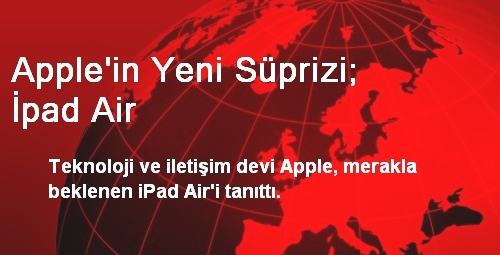 Apple'in Yeni Süprizi; İpad Air