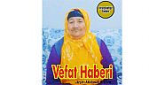 VEFAT HABERİ