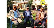 Viranşehir Belediyesi Eski Personellerinden, Emekli Zabıta Komiseri Mehmet Şah Çakar, Hüseyin Bilici ve Hüseyin Palmanak