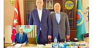 Viranşehir Ziraat Odası Başkanı Bahri Ekinci ve Türkiye Ziraat Odaları Birliği (TZOB) Genel Başkanı Şemsi Bayraktar