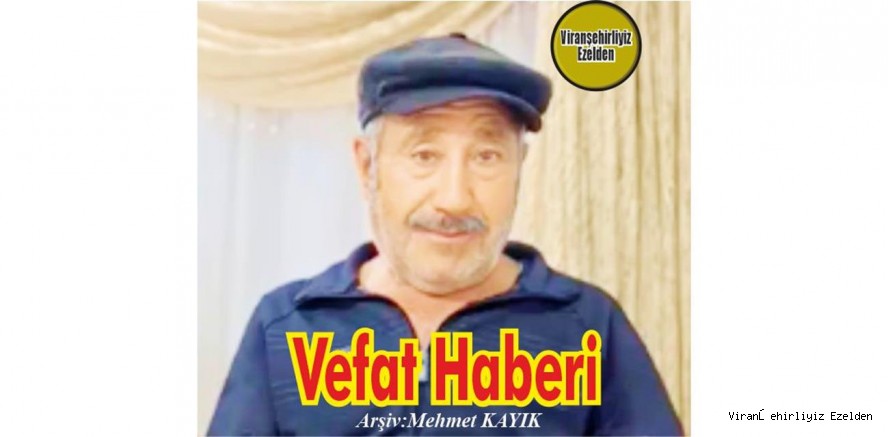 VEFAT HABERİ