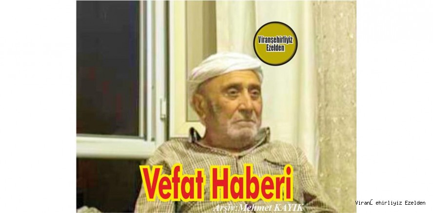 VEFAT HABERİ