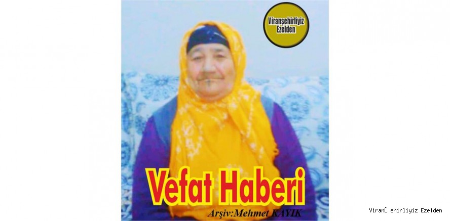 VEFAT HABERİ