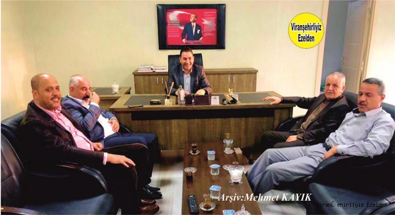 Viranşehir Belediyesi CHP Meclis Üyesi Münir Kanar, Aziz Bağcı, Eyyüp Öztürk(Eyyüp Annabi), Müdür Abdulkerim Özşavlı ve Fatih Şenbayram