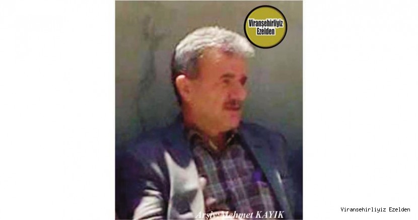 Hemşehrimiz 17 Ağustosta Vefat etmiş, Viranşehir Sanayi Sitesinde Esnaflık yapmış, Sevilen İnsan Merhum Halil Doğrul