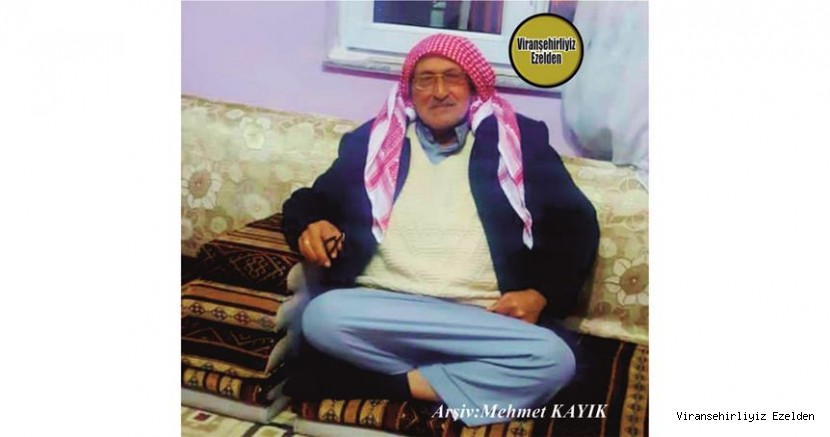 Hemşehrimiz Viranşehir’de  02 Aralık 2020 Günü Vefat etmiş, Merhum Hacı Ahmet Varan