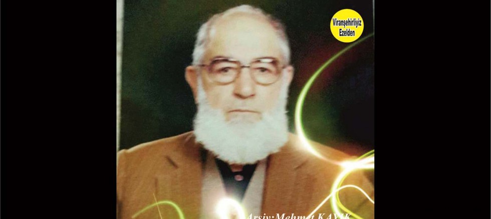 Hemşehrimiz Viranşehir’de Sevilen Sayılan Değerlerimizden olan,  Merhum Hacı Yusuf Ulutaş