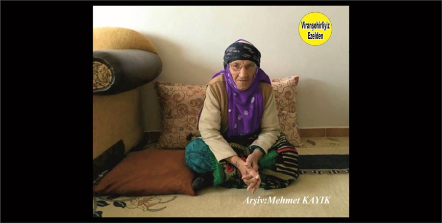 Hemşehrimiz Viranşehir’de Vefat etmiş, Değerli Annelerimizden olan, Merhume Ayşe Başkan