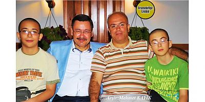 Ankara’da Askeri Dikim Evinde Görev Yapmış, Murat Boloğur, Çocukları ve Ankara Eski Büyükşehir Belediye Başkanı Melih Gökçek