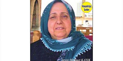 Bugün Ölüm Yıldönümü Olan, 06 Şubat 2019 Günü Vefat Etmiş, Değerli Annelerimizden Olan, Merhume Gülper Bozyıl