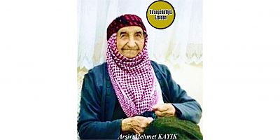 Hemşehrimiz 02 Temmuz 2025 Günü Vefat Etmiş, Değerli Annelerimizden Olan, Merhume Celile Kaya