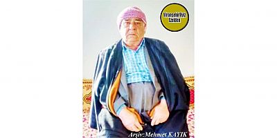 Hemşehrimiz 11 Temmuz 2024 Günü Vefat Etmiş, Merhum Hacı Abdulkadir Baran (Evdê Eyê Heci)