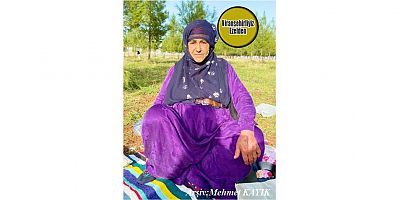 Hemşehrimiz 14 Ekim 2024 Günü Vefat Etmiş, Değerli Annelerimizden Olan, Merhume Beyyi Şengün