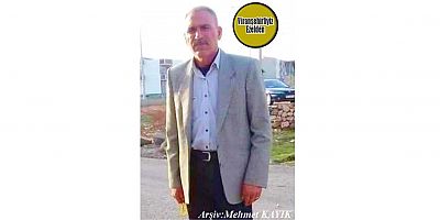 Hemşehrimiz 14 Mayıs 2025 Günü Vefat Etmiş, Merhum Ali Eken