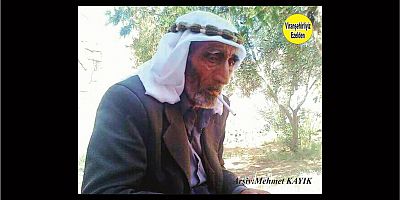 Hemşehrimiz 18 Mayıs 2013 Günü Vefat Etmiş, Viranşehir Aliyê Edê olarak tanınan, Merhum Ali Yumru