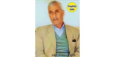 Hemşehrimiz 28 Haziran 2020 Günü Vefat Etmiş, Viranşehir Buğday Pazarı Esnaflarından, Merhum Sinan Ayneli