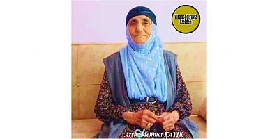 Hemşehrimiz 29 Aralık 2025 Günü Vefat Etmiş, Değerli Annelerimizden olan, Merhume Şemse Akın