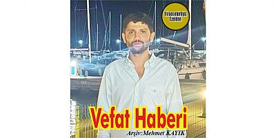 VEFAT HABERİ