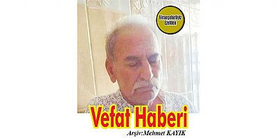 VEFAT HABERİ