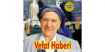VEFAT HABERİ