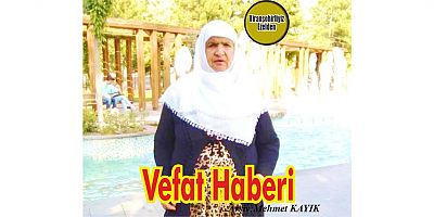 VEFAT HABERİ
