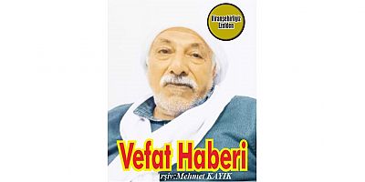 VEFAT HABERİ