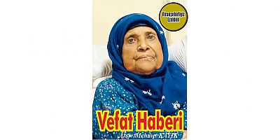 VEFAT HABERİ