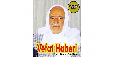 VEFAT HABERİ