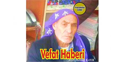 VEFAT HABERİ