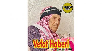 VEFAT HABERİ