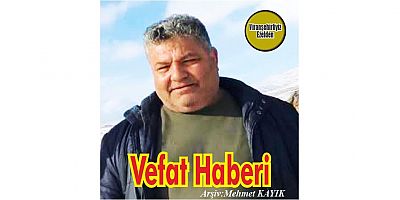 VEFAT HABERİ