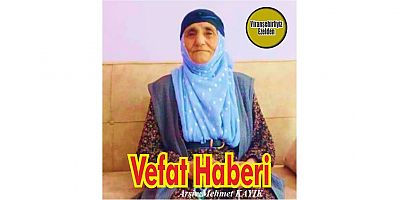 VEFAT HABERİ