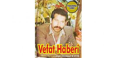 VEFAT HABERİ