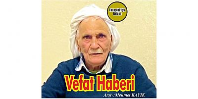 VEFAT HABERİ