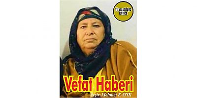 VEFAT HABERİ