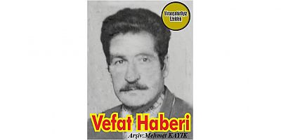 VEFAT HABERİ