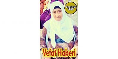 VEFAT HABERİ