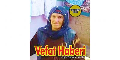 VEFAT HABERİ