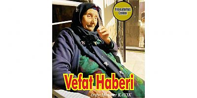 VEFAT HABERİ