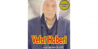 VEFAT HABERİ