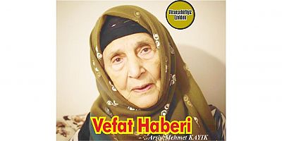 VEFAT HABERİ