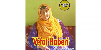 VEFAT HABERİ