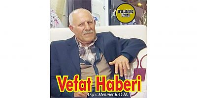 VEFAT HABERİ