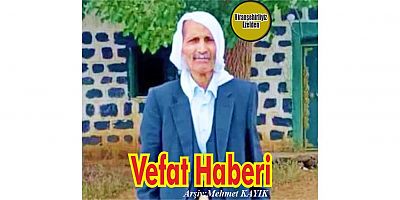 VEFAT HABERİ