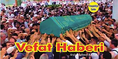 VEFAT HABERİ
