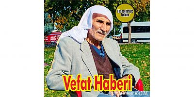 VEFAT HABERİ