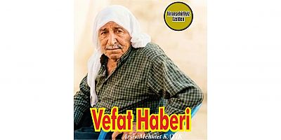 VEFAT HABERİ