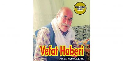 VEFAT HABERİ