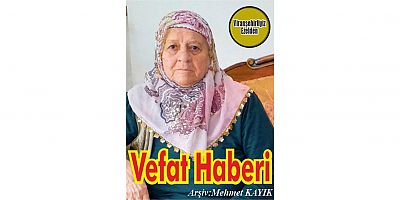 VEFAT HABERİ